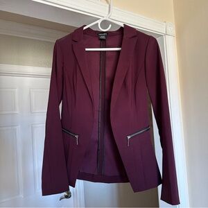 Purple dressy blazer jacket